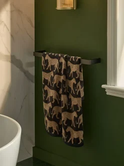 Next Black Tiger 100% Cotton Towel Online