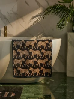 Next Black Tiger 100% Cotton Towel Online