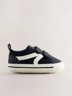 Next Touch Fastening Baby Trainers (0-2mths) Black