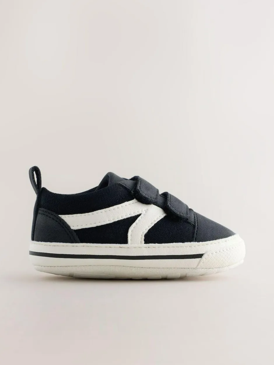 Next Touch Fastening Baby Trainers (0-2mths) Black