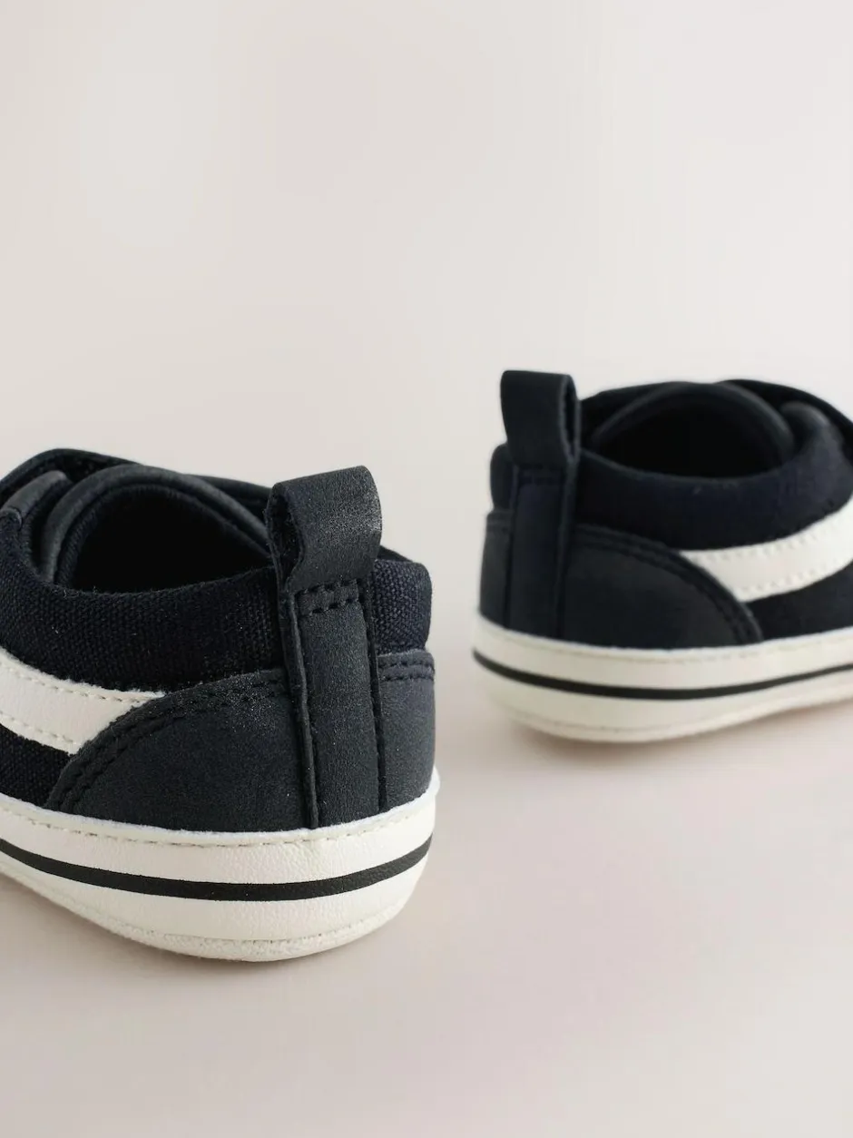 Next Touch Fastening Baby Trainers (0-2mths) Black