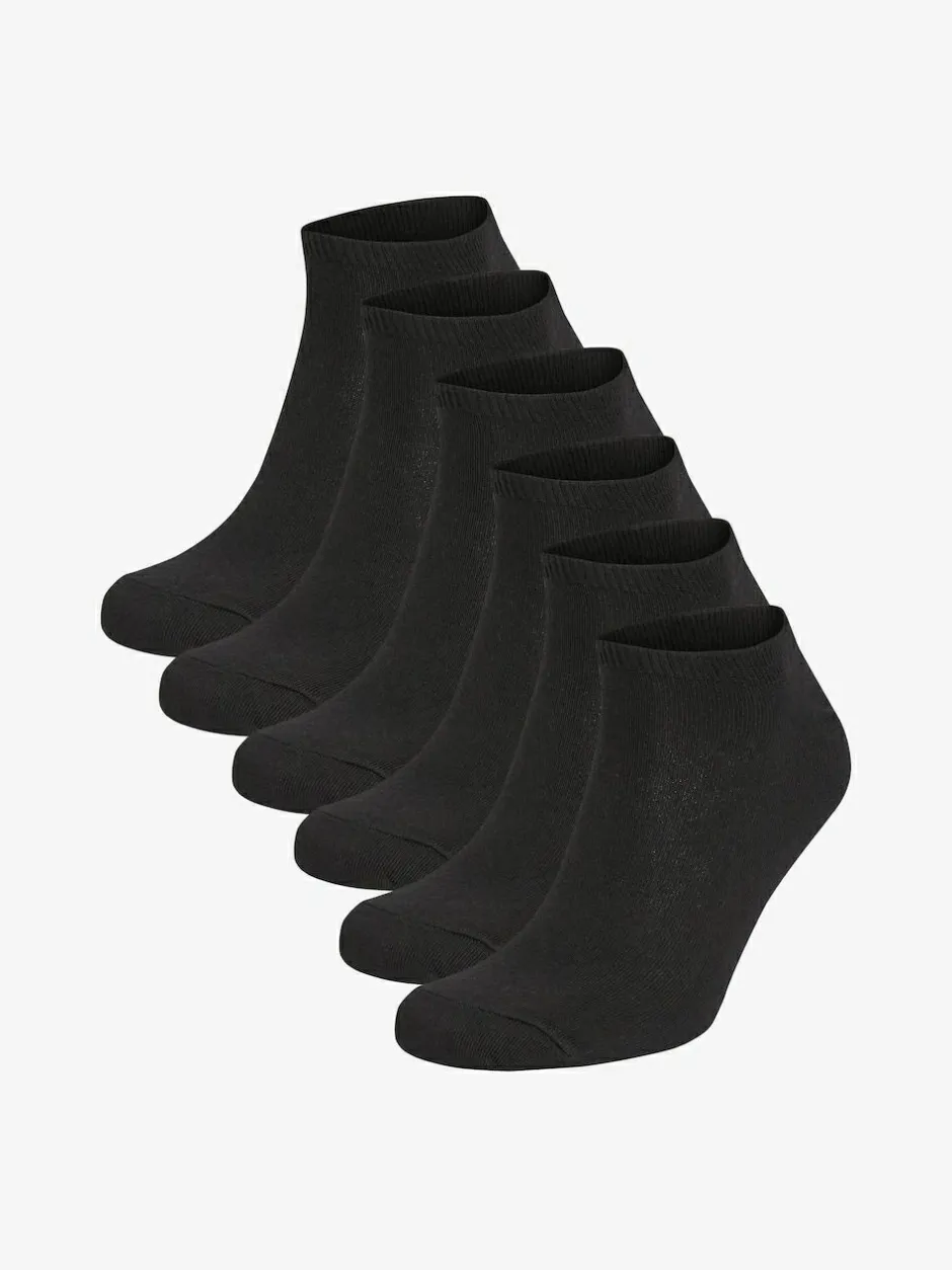 Next Trainer Socks 6 Pack Black Clearance