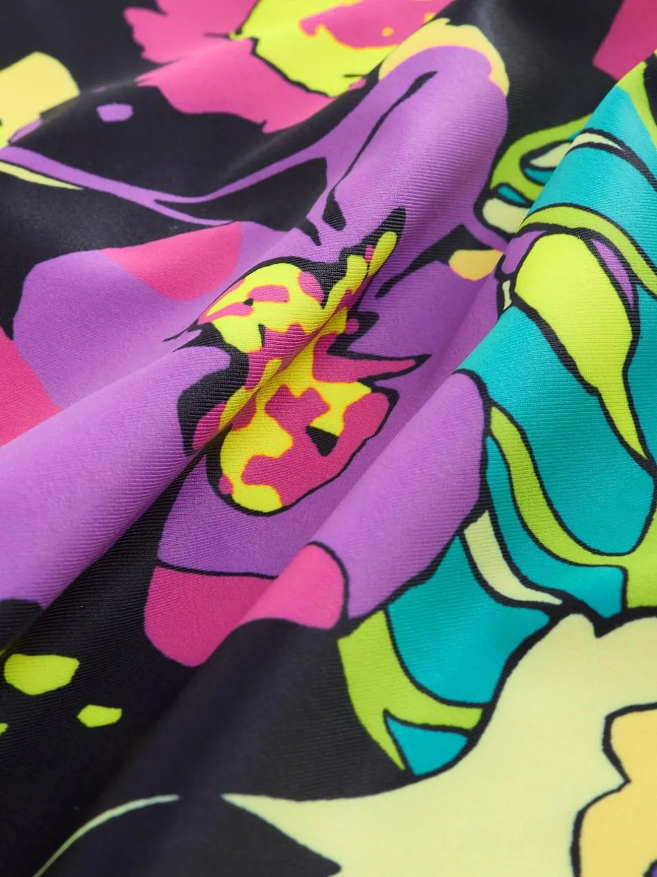 Next Cutout Swimsuit (3-16yrs) Black Tropical Sale