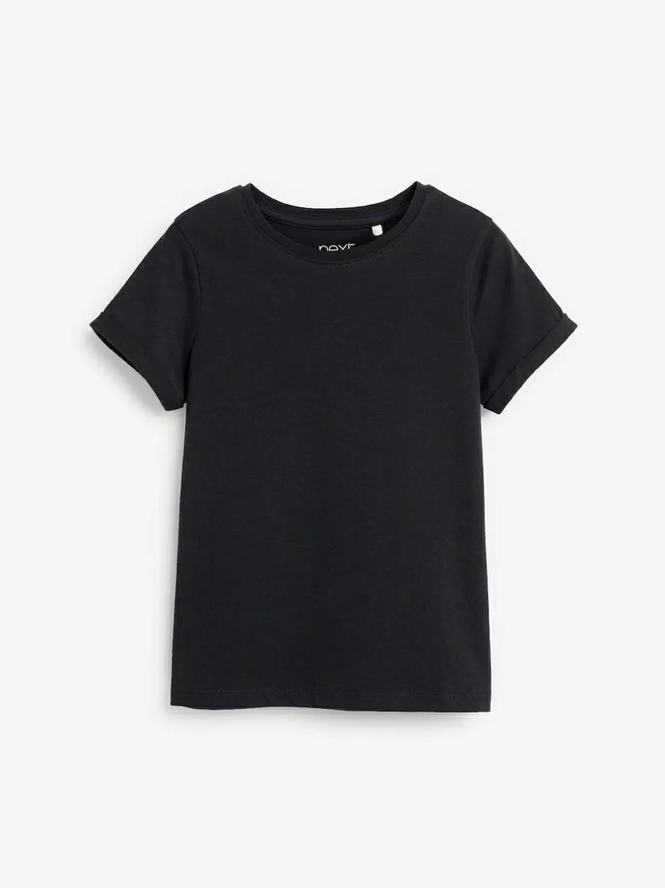 Next Black T-Shirt (3-16yrs) Discount