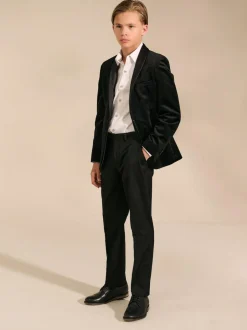 Next Velvet Blazer (3-16yrs) Black Outlet