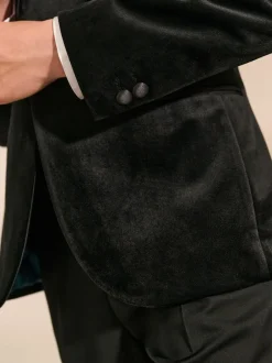 Next Velvet Blazer (3-16yrs) Black Outlet