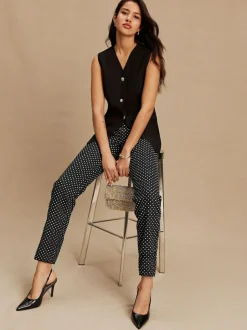 Next Black V-Neck Waistcoat with Button Detail Best