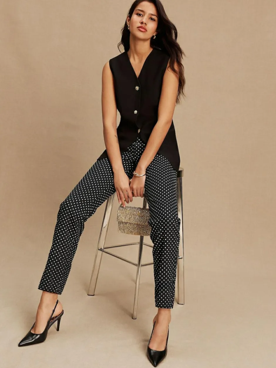 Next Black V-Neck Waistcoat with Button Detail Best