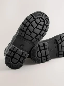Next Warm Lined Ankle Wellies Black Best