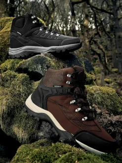 Next Waterproof Walking Boots Black Sale