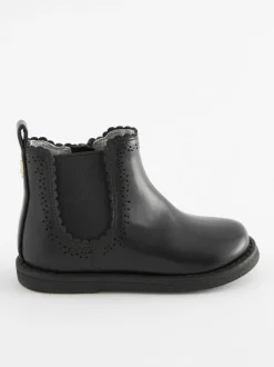 Next Wide Fit (G) Chelsea Ankle Boots Black Hot
