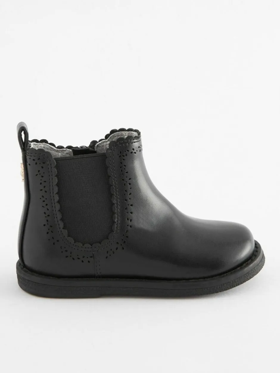 Next Wide Fit (G) Chelsea Ankle Boots Black Hot