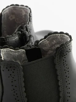 Next Wide Fit (G) Chelsea Ankle Boots Black Hot