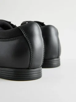 Next Black Wide Fit (G) Lace-Up Leather School Shoes Best