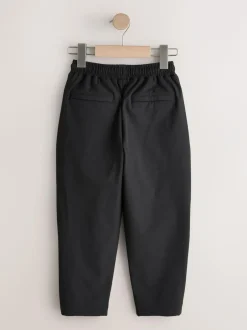Next Black Wide Fit Pull On Track Joggers (3-16yrs) Clearance