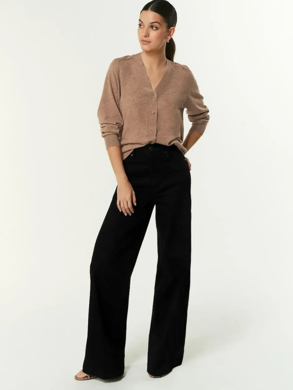 Next Wide Leg Jeans Black Clearance