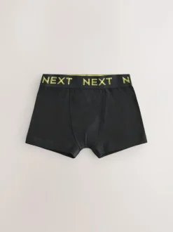 Next Black with colour waistband Trunks 10 Pack (1.5-16yrs) Hot