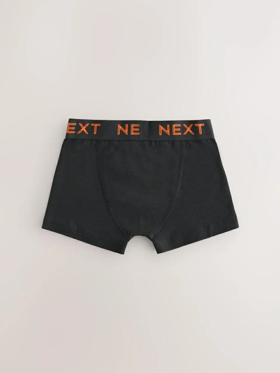 Next Black with colour waistband Trunks 10 Pack (1.5-16yrs) Hot