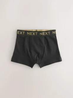 Next Black with Gold Waistband Trunks 10 Pack (1.5-16yrs) Online