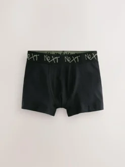 Next Black with Grafitti Waistband Trunks 5 Pack (1.5-16yrs) Discount