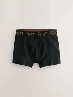 Next Black with Grafitti Waistband Trunks 5 Pack (1.5-16yrs) Discount