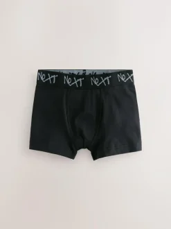 Next Black with Grafitti Waistband Trunks 5 Pack (1.5-16yrs) Discount