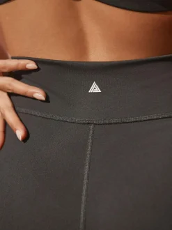 Next Sports Dry Tech Tummy Control Shorts Black With Pockets Sale