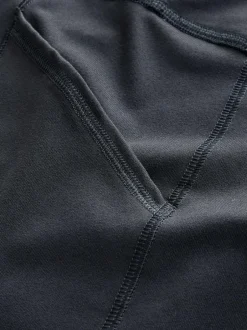 Next Sports Dry Tech Tummy Control Shorts Black With Pockets Sale