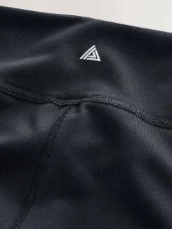 Next Sports Dry Tech Tummy Control Shorts Black With Pockets Sale
