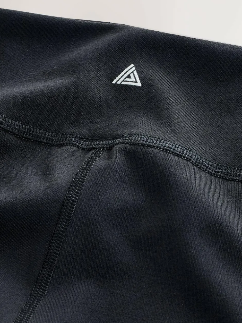 Next Sports Dry Tech Tummy Control Shorts Black With Pockets Sale