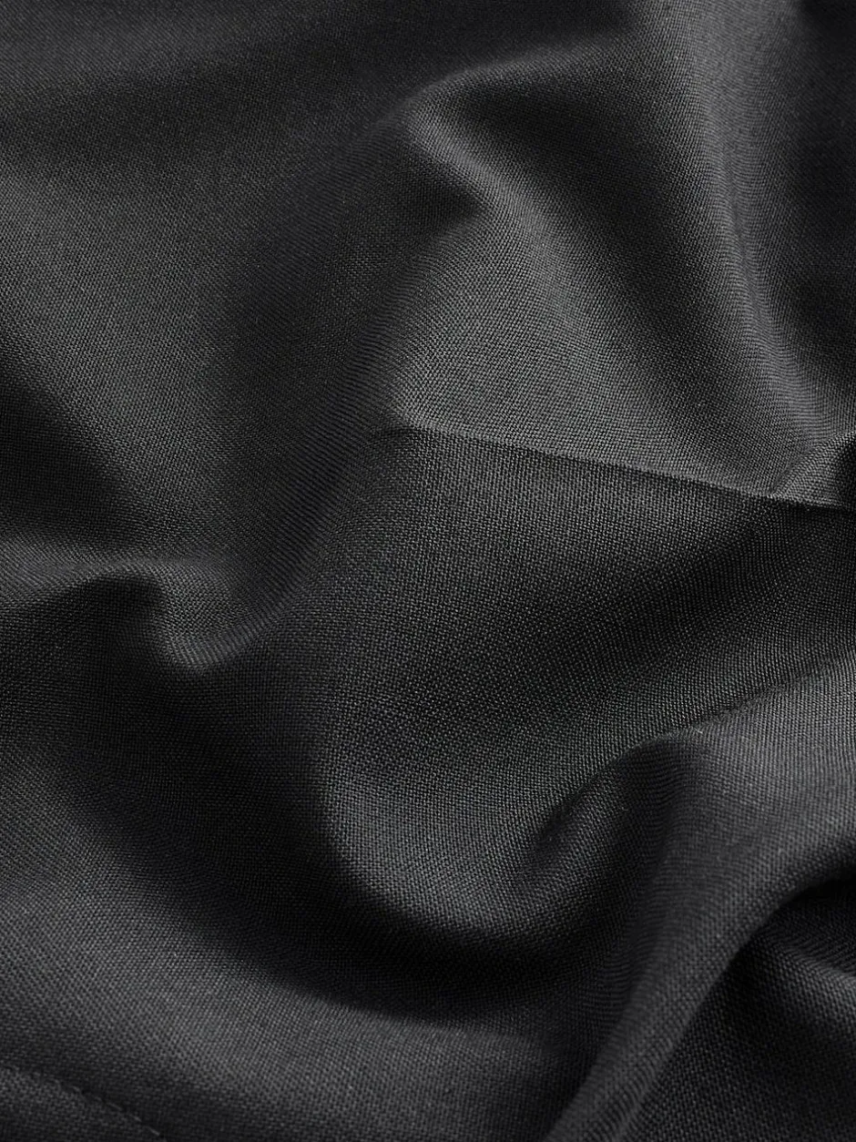Next Black with Tape Detail Tailored Fit Tuxedo Suit Trousers New