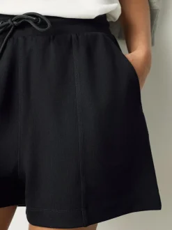 Next Black/Berry Jersey Shorts 2 Pack Best
