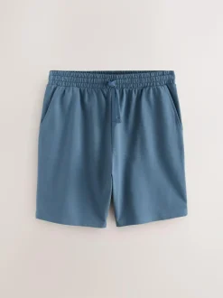 Next Loopback Soft Touch 5 Pack Joggers Shorts Black/Blue/Grey Outlet