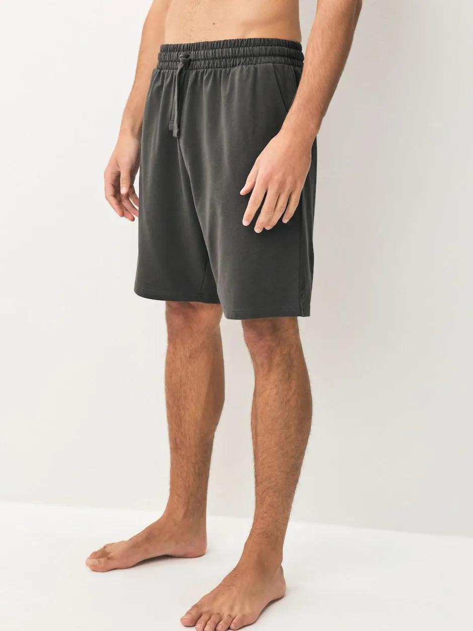 Next Loopback Soft Touch 5 Pack Joggers Shorts Black/Blue/Grey Outlet