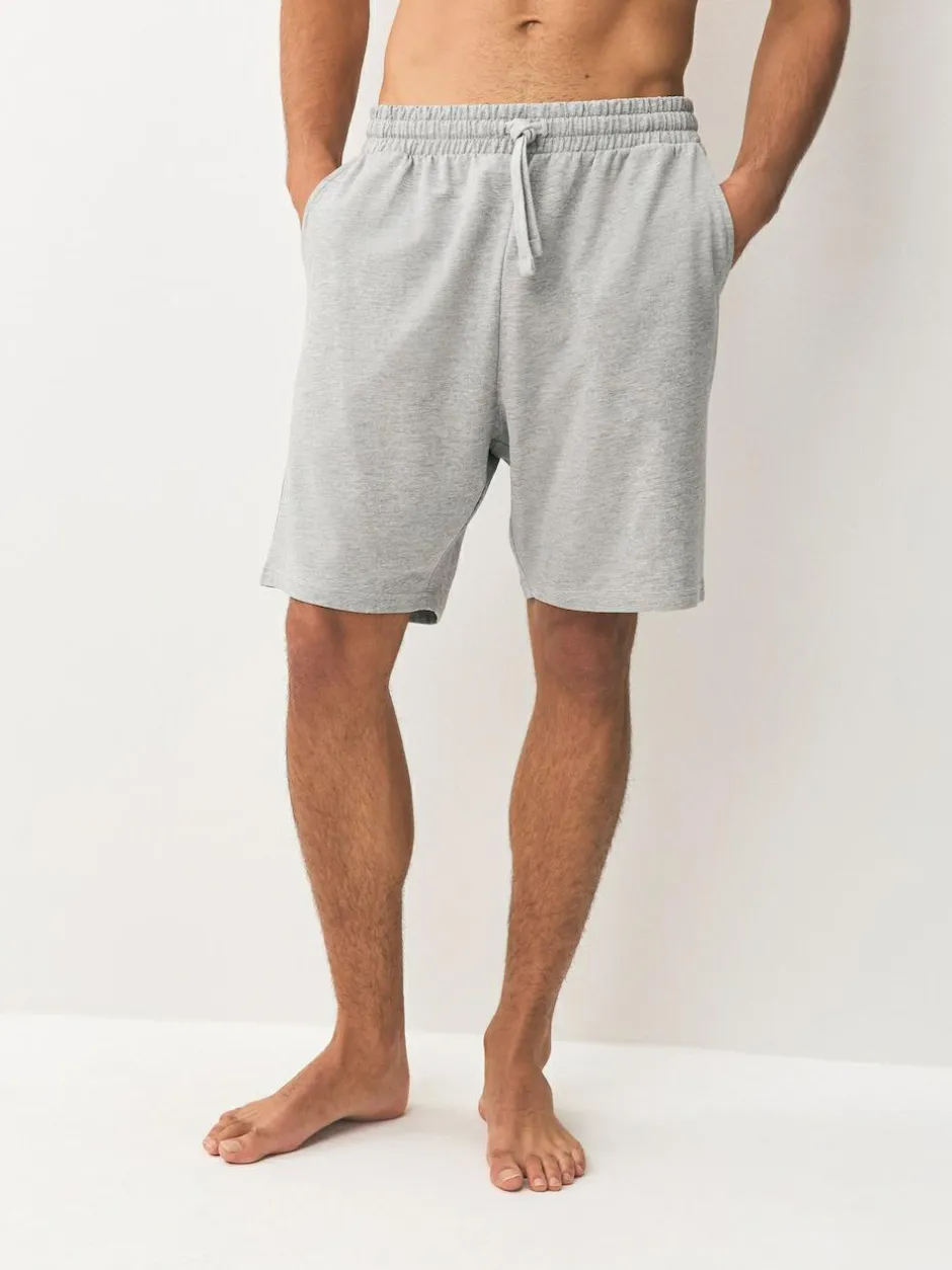 Next Loopback Soft Touch 5 Pack Joggers Shorts Black/Blue/Grey Outlet