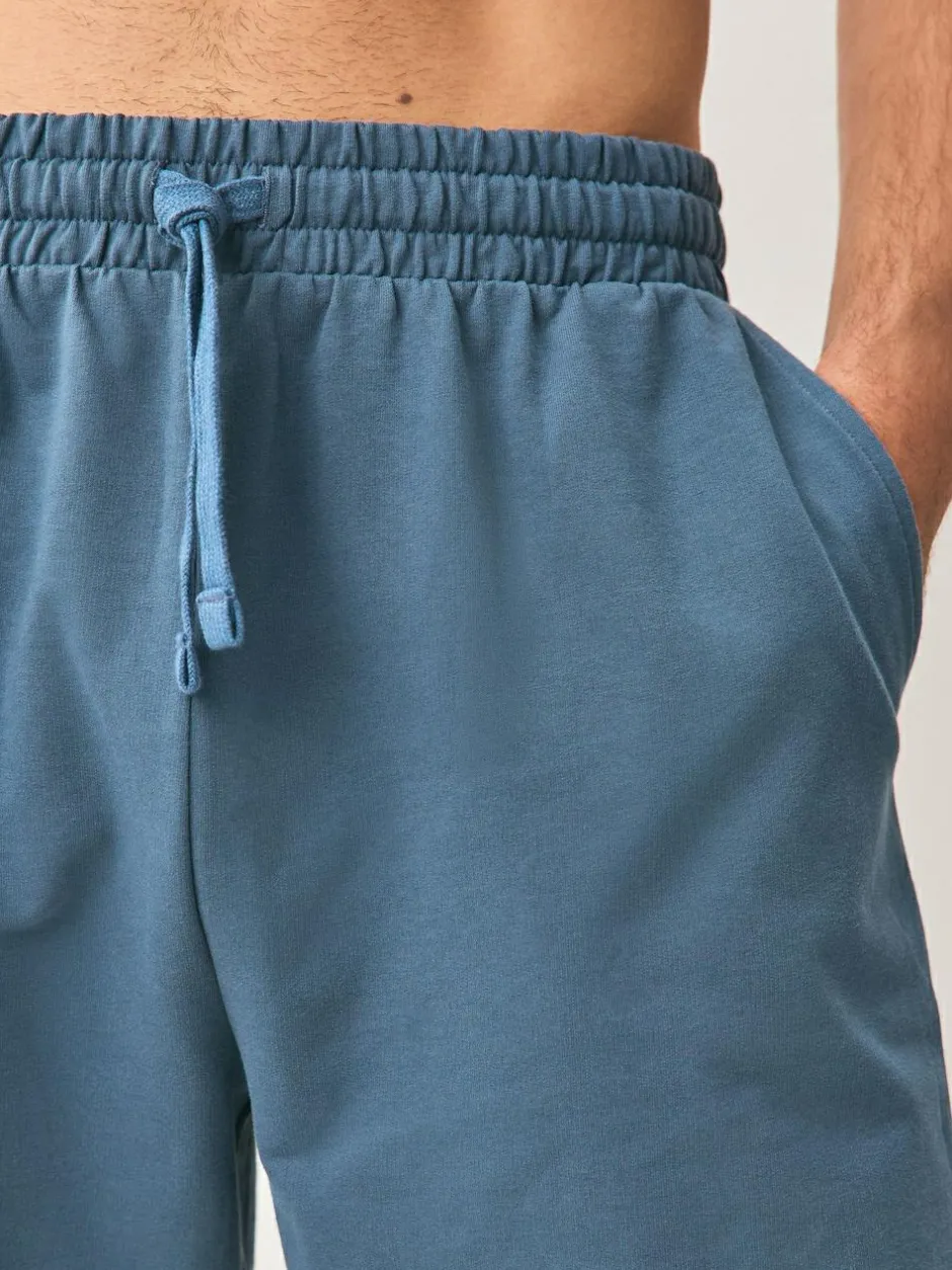 Next Loopback Soft Touch 5 Pack Joggers Shorts Black/Blue/Grey Outlet