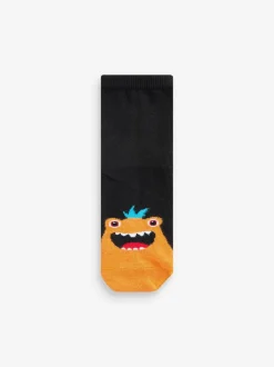 Next Cotton Rich Socks 10 Pack Black/Bright Monsters Best