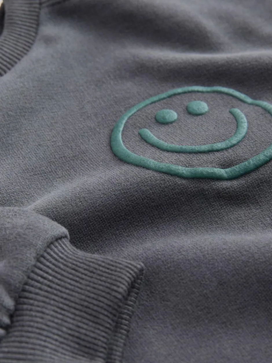 Next Black/Brown Single Sweatshirt And Stripe Joggers Set (3mths-7yrs) Sale