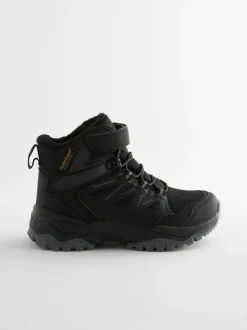 Next Waterproof Walking Boots Black/Grey Online