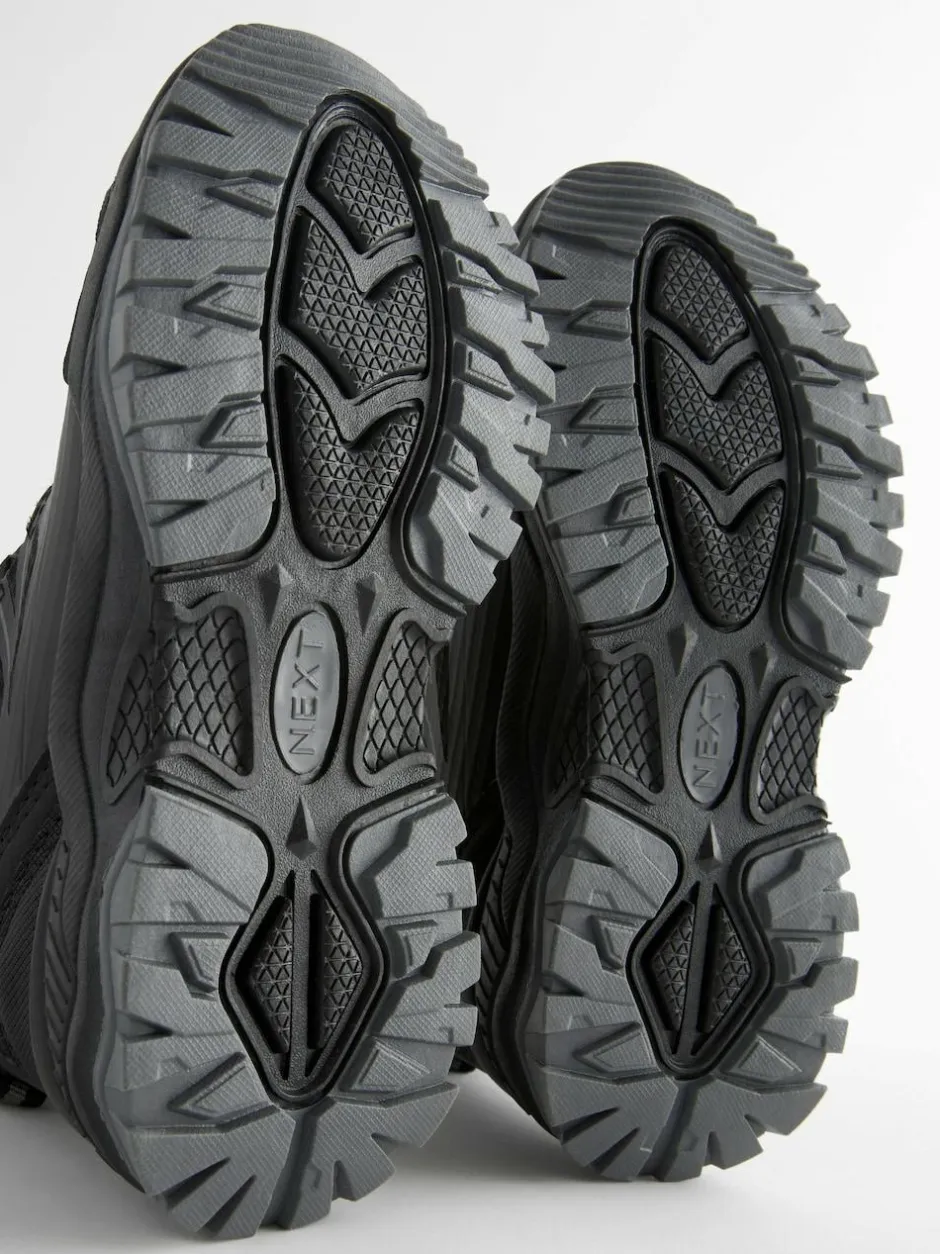 Next Waterproof Walking Boots Black/Grey Online