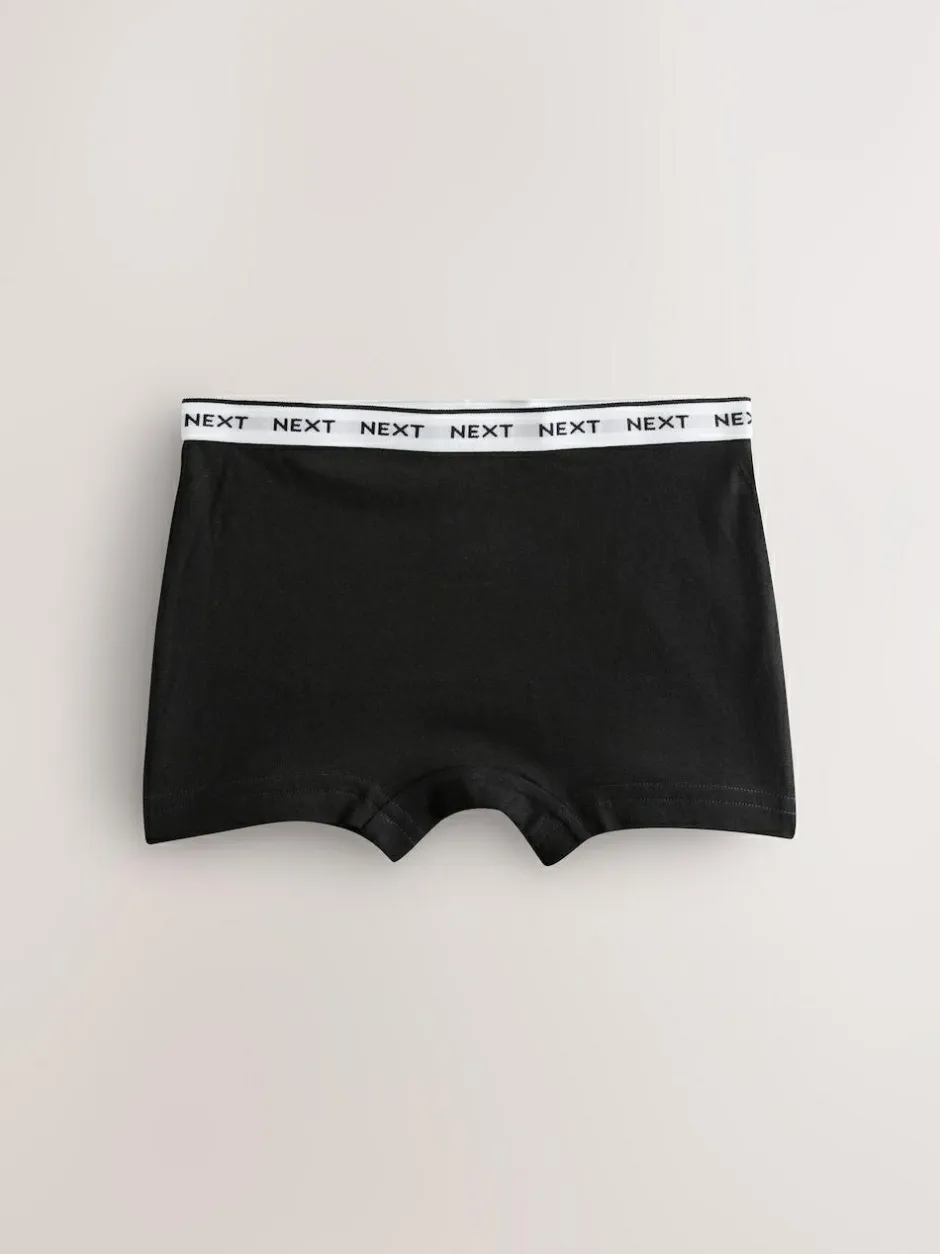 Next Black/Grey/White Short Briefs 5 Pack (2-16yrs) Sale
