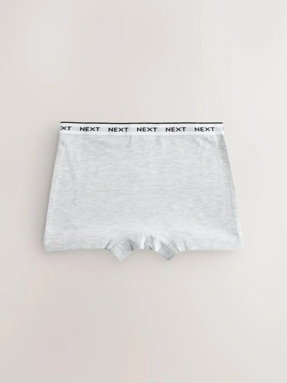 Next Black/Grey/White Short Briefs 5 Pack (2-16yrs) Sale