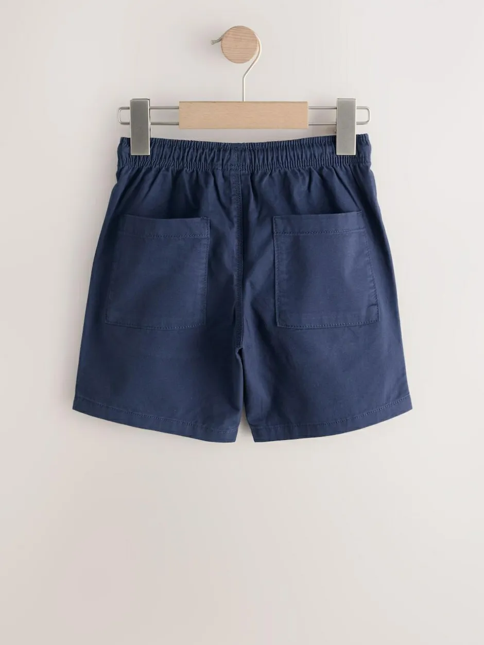 Next 2 Pack Shorts (3-16yrs) Black/Navy Outlet