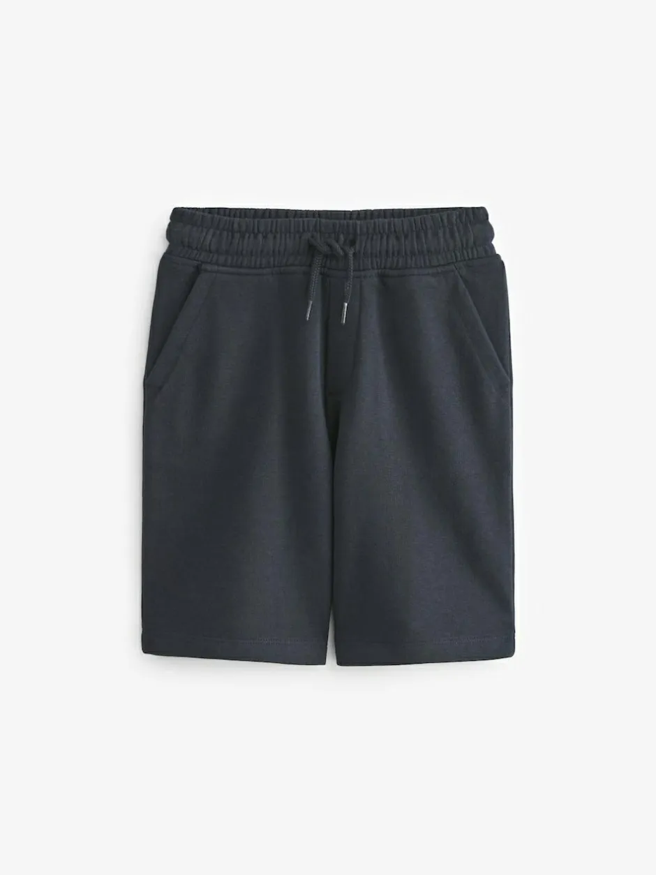 Next Regular Fit Basic Shorts (3-16yrs) Black/Navy Blue Online
