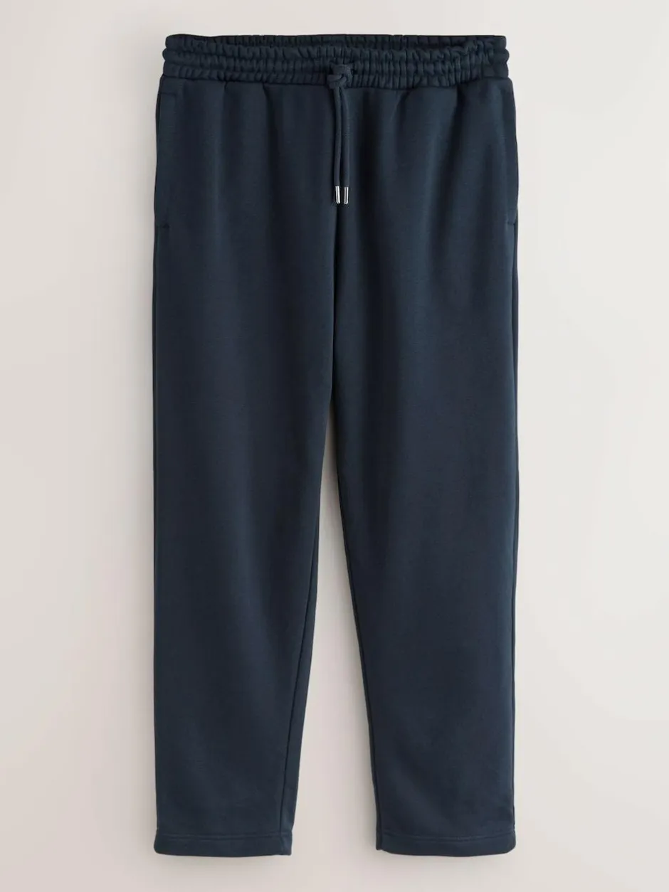 Next Brushback Heavyweight 3 Pack Joggers Black/Navy Blue/Grey Marl Outlet