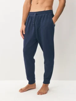 Next Cuffed Loopback Soft Touch 2 Pack Open Joggers Black/Navy Hot