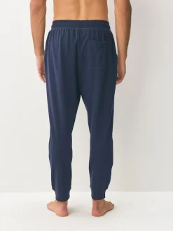 Next Cuffed Loopback Soft Touch 2 Pack Open Joggers Black/Navy Hot