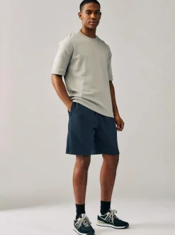 Next Soft Fabric Jersey Shorts 2 Pack Black/Navy Sale