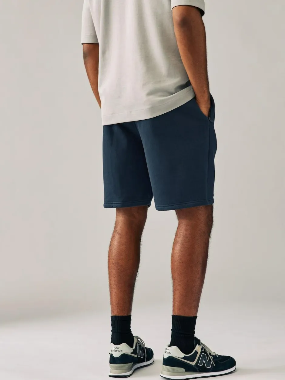 Next Soft Fabric Jersey Shorts 2 Pack Black/Navy Sale
