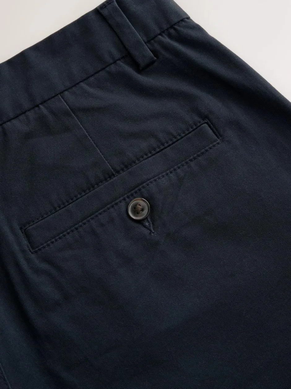 Next Black/Navy/Charcoal Straight Fit Stretch Chinos Shorts 3 Pack Outlet